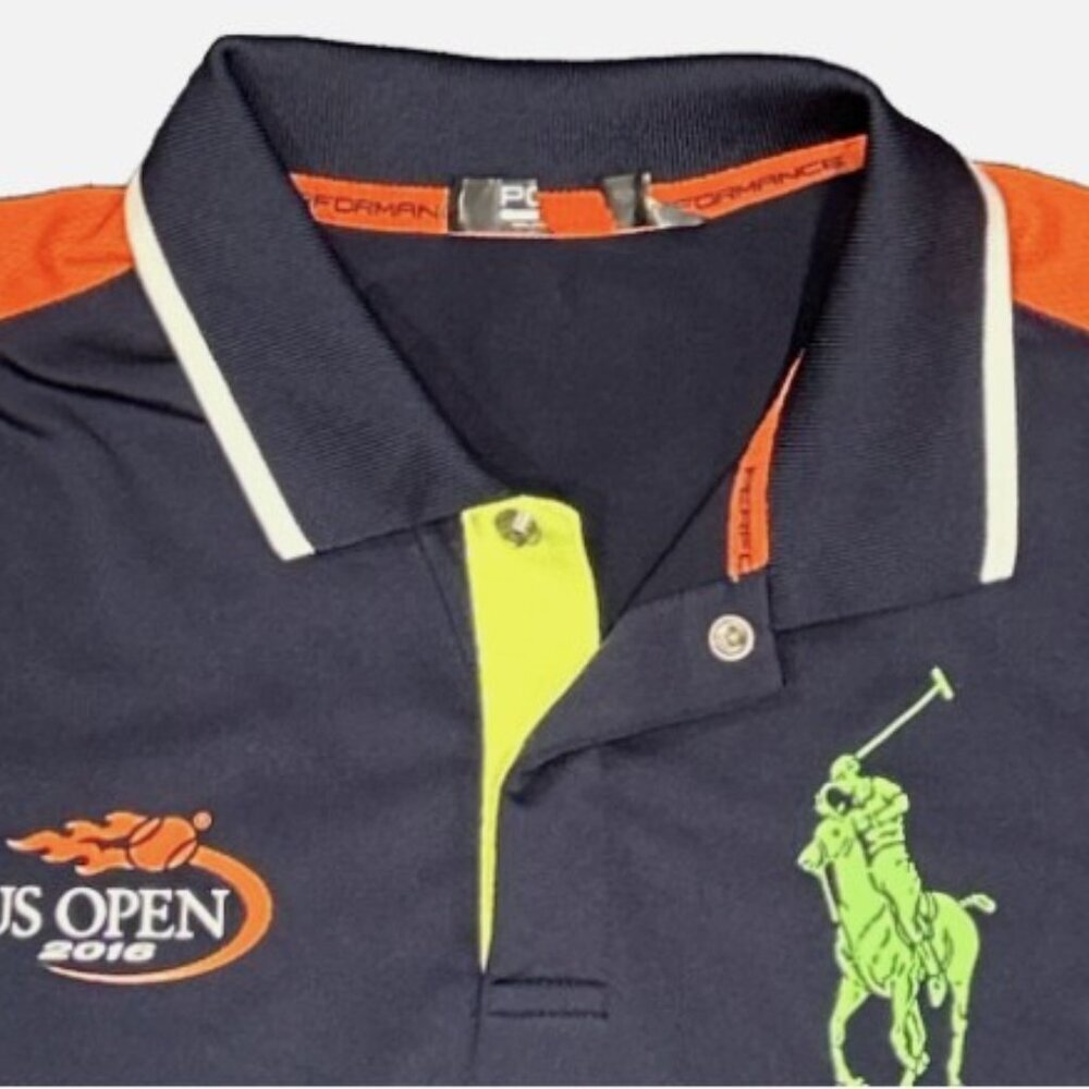 Official Polo Ralph Lauren US Open 2016 Ball Person Polo Shirt Women's Size Med - Picture 6 of 10